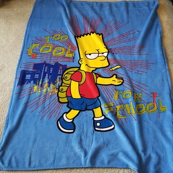 the Simpsons Other - Ⓜ️The Simpsons Blanket